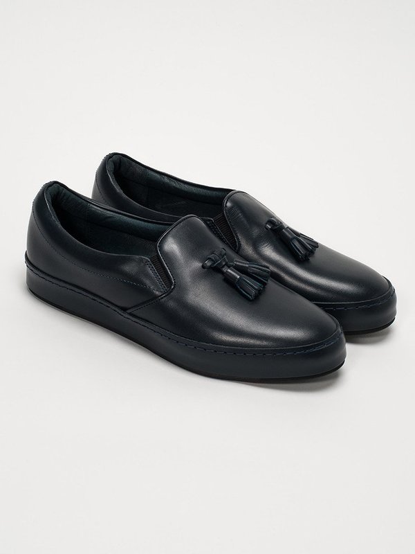 Men's Hender Scheme DRESS SLIP ON-NAVY Men's Hender Scheme DRESS SLIP ON-NAVY