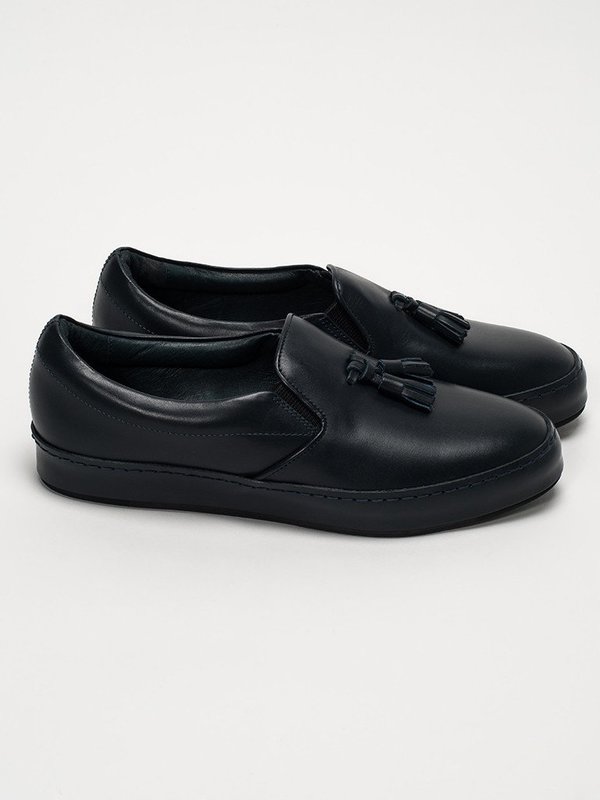 Men's Hender Scheme DRESS SLIP ON-NAVY Men's Hender Scheme DRESS SLIP ON-NAVY