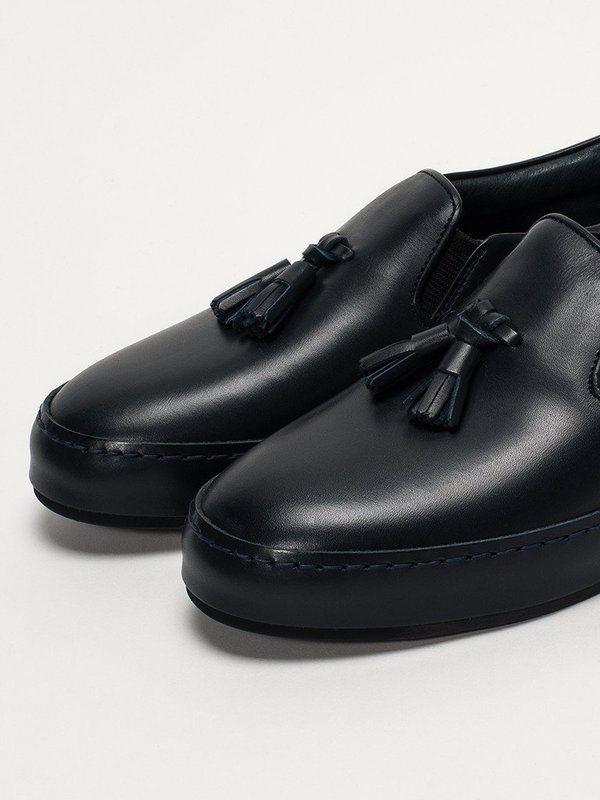Men's Hender Scheme DRESS SLIP ON-NAVY Men's Hender Scheme DRESS SLIP ON-NAVY