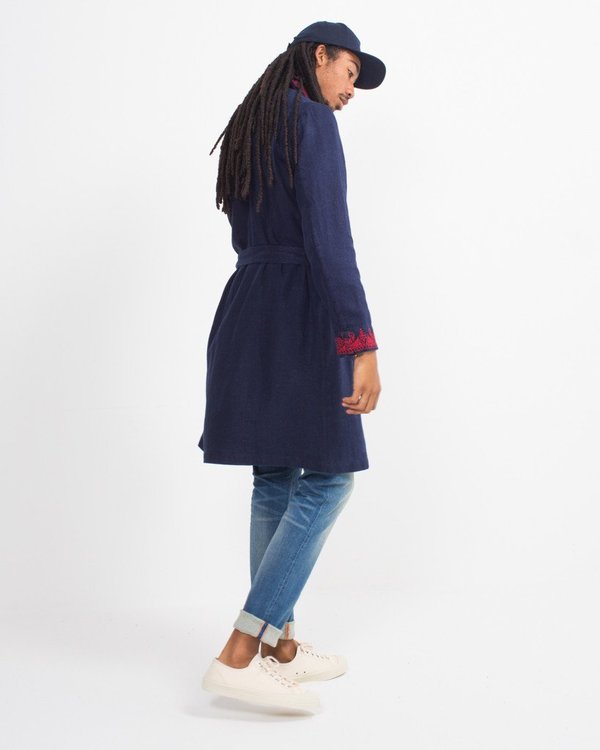 MP Massimo Piombo Embroidered Dressing Gown MP Massimo Piombo Embroidered Dressing Gown