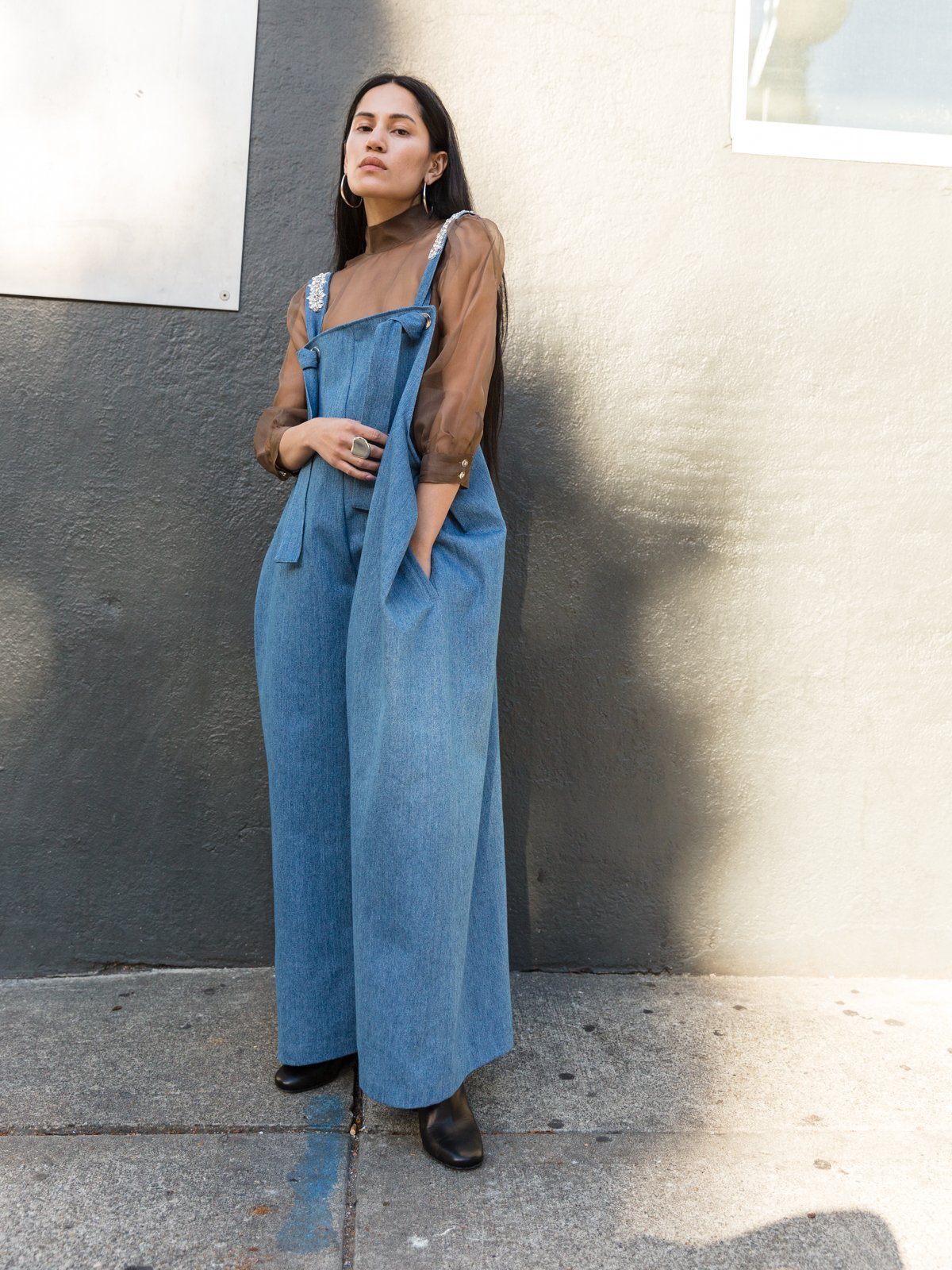 rhinestone overalls