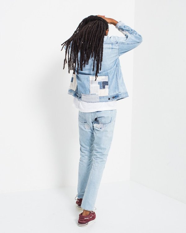 Kuro Handmade Patchwork Denim Jacket Kuro Handmade Patchwork Denim Jacket