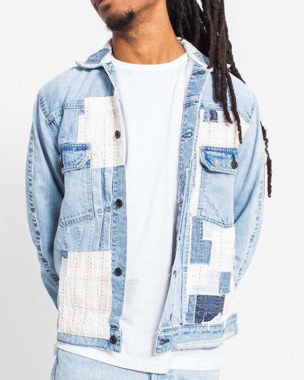 Kuro Handmade Patchwork Denim Jacket Kuro Handmade Patchwork Denim Jacket