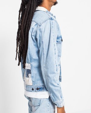 Kuro Handmade Patchwork Denim Jacket Kuro Handmade Patchwork Denim Jacket