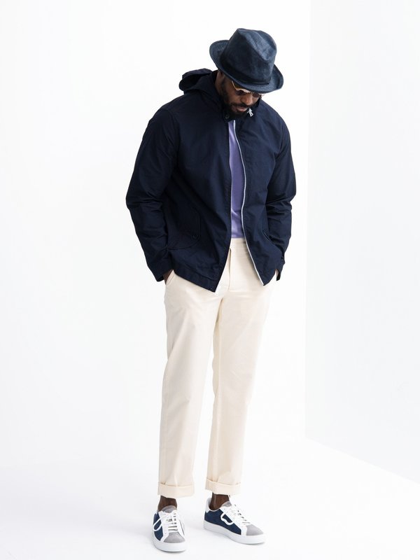 Alex Mill Indigo Cotton Nylon Jacket Alex Mill Indigo Cotton Nylon Jacket