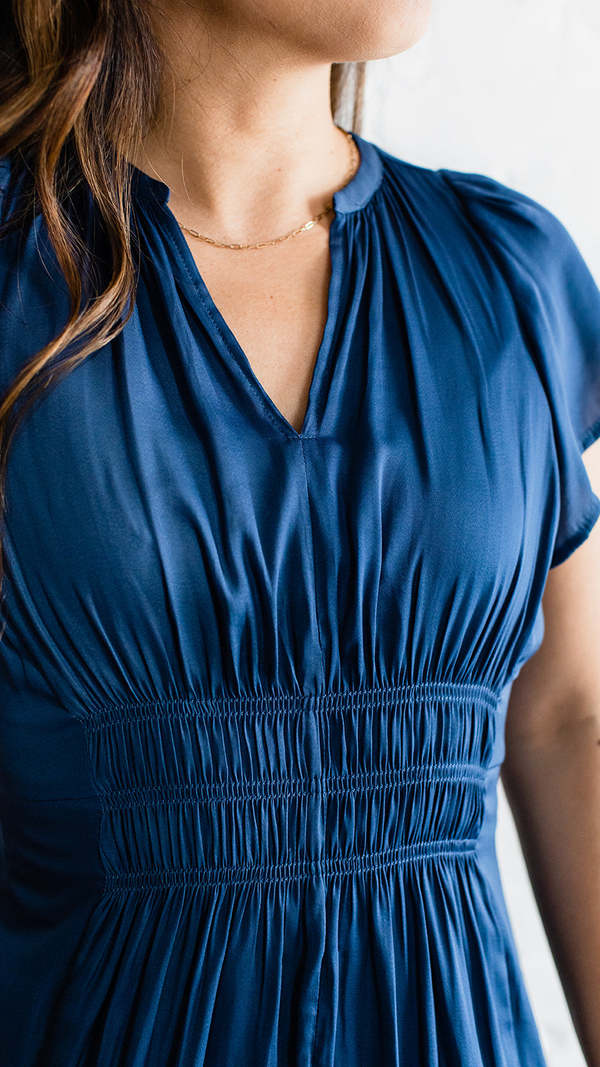granite blue dress Baby Blue Serenade Gown– Teuta Matoshi main image 0