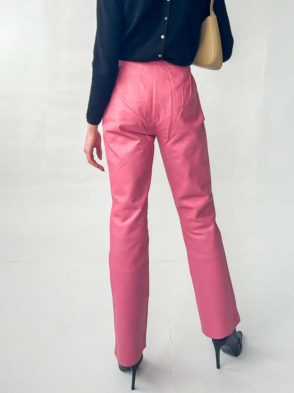 Leather Pants Pink Garmentory