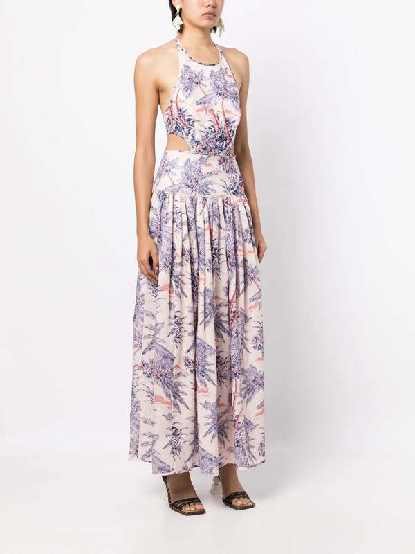 Zimmermann Palm Tree Printed Maxi - Multi | Garmentory