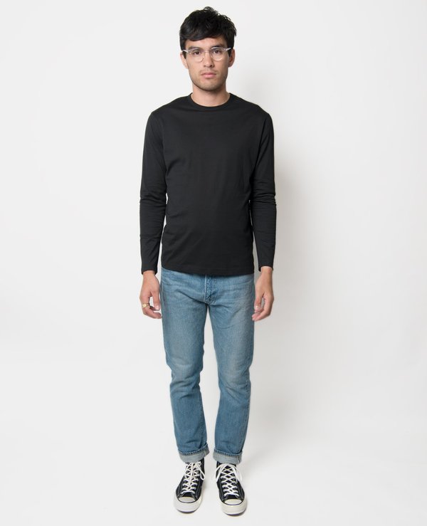 Sunspel Long Sleeve Crew Neck T-Shirt Sunspel Long Sleeve Crew Neck T-Shirt
