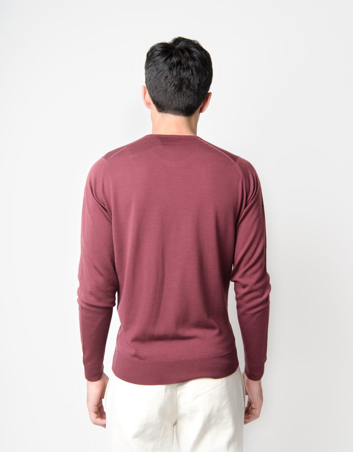 John Smedley Lundy Pullover - Maroon | Garmentory