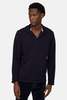 Blue&Cream Mason Pop Collar Pullover - Deep Navy - Thumbnail 1