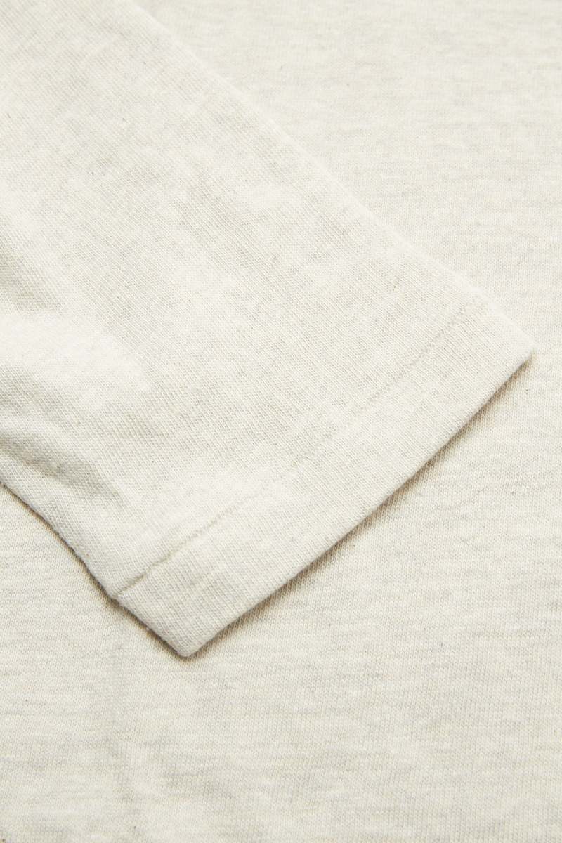 Warehouse & Co. 5906 Long Sleeve Crewneck T-Shirt - Oatmeal