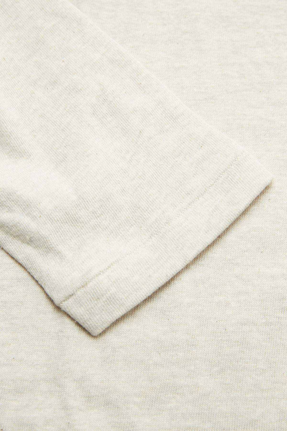 Warehouse & Co. 5906 Long Sleeve Crewneck T-Shirt - Oatmeal - Image 4 of 7