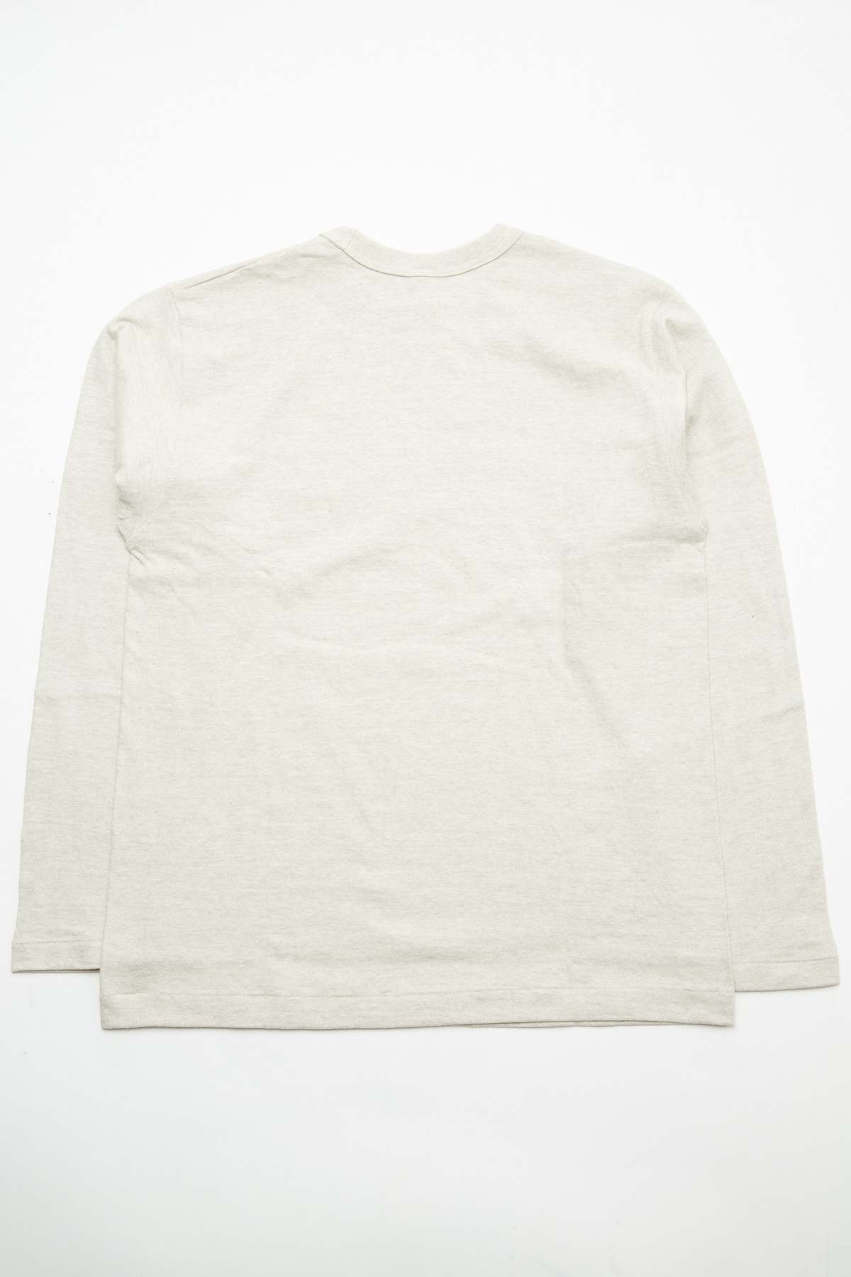 Warehouse & Co. 5906 Long Sleeve Crewneck T-Shirt - Oatmeal - Image 5 of 7