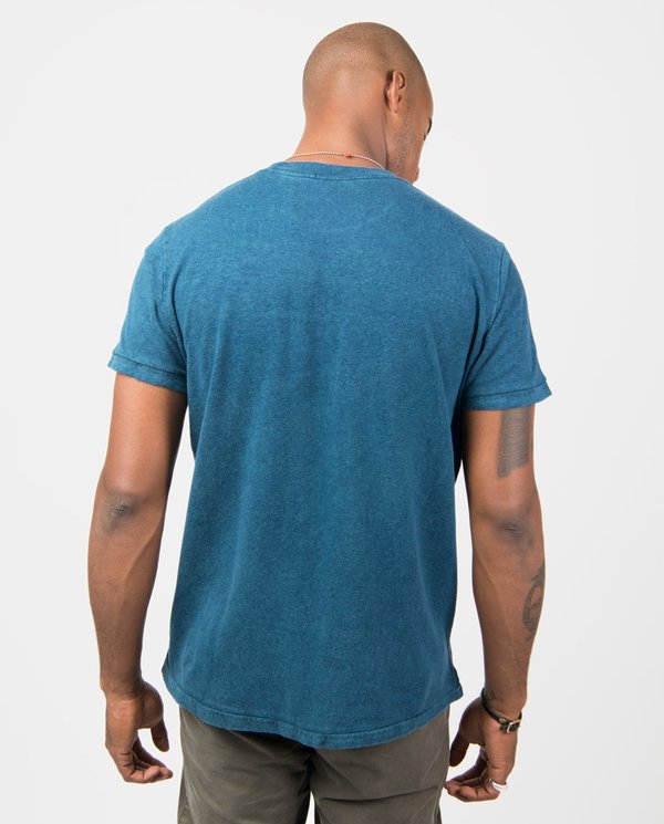 The Lost Explorer Natural Dyed Tee - Indigo The Lost Explorer Natural Dyed Tee - Indigo