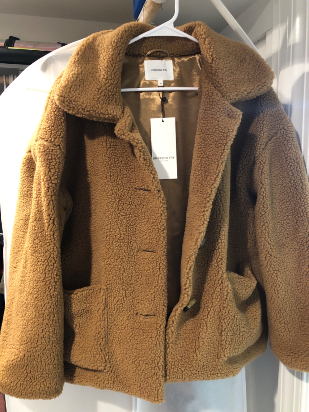 Emerson fry camel coat on sale