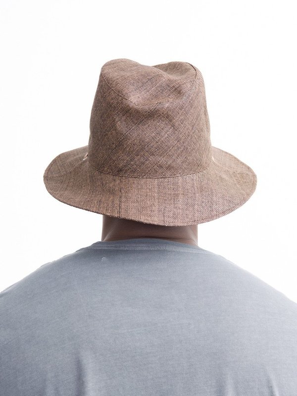 Kijima Takayuki Paper-Cloth Hat with Chin Chord - Brown | Garmentory Kijima Takayuki Paper-Cloth Hat with Chin Chord - Brown | Garmentory