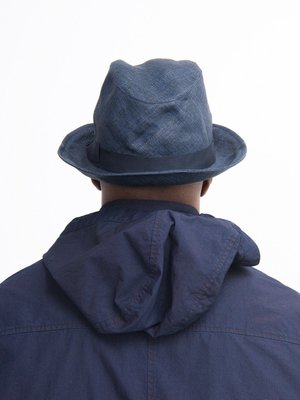 Kijima Takayuki Paper-Cloth Short Brim Hat - Navy | Garmentory