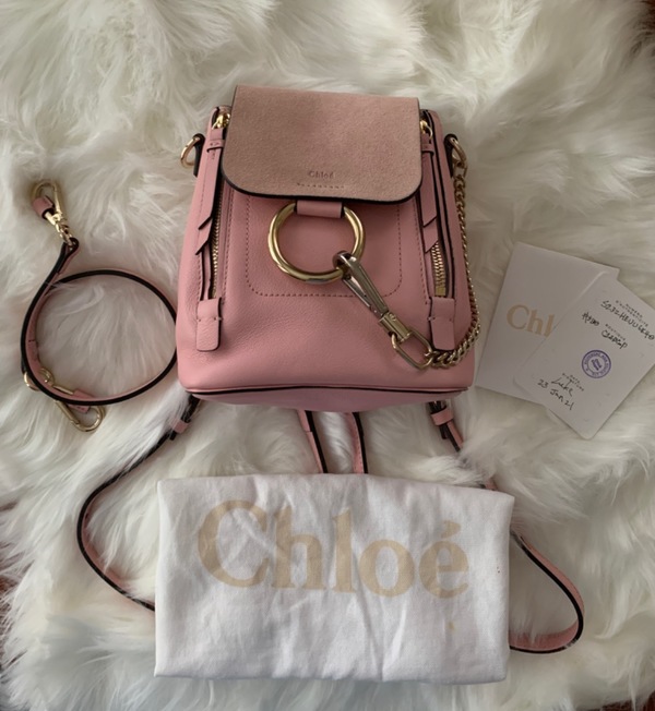 Chloé Mini Faye Backpack  Mini backpack outfit, Backpack outfit