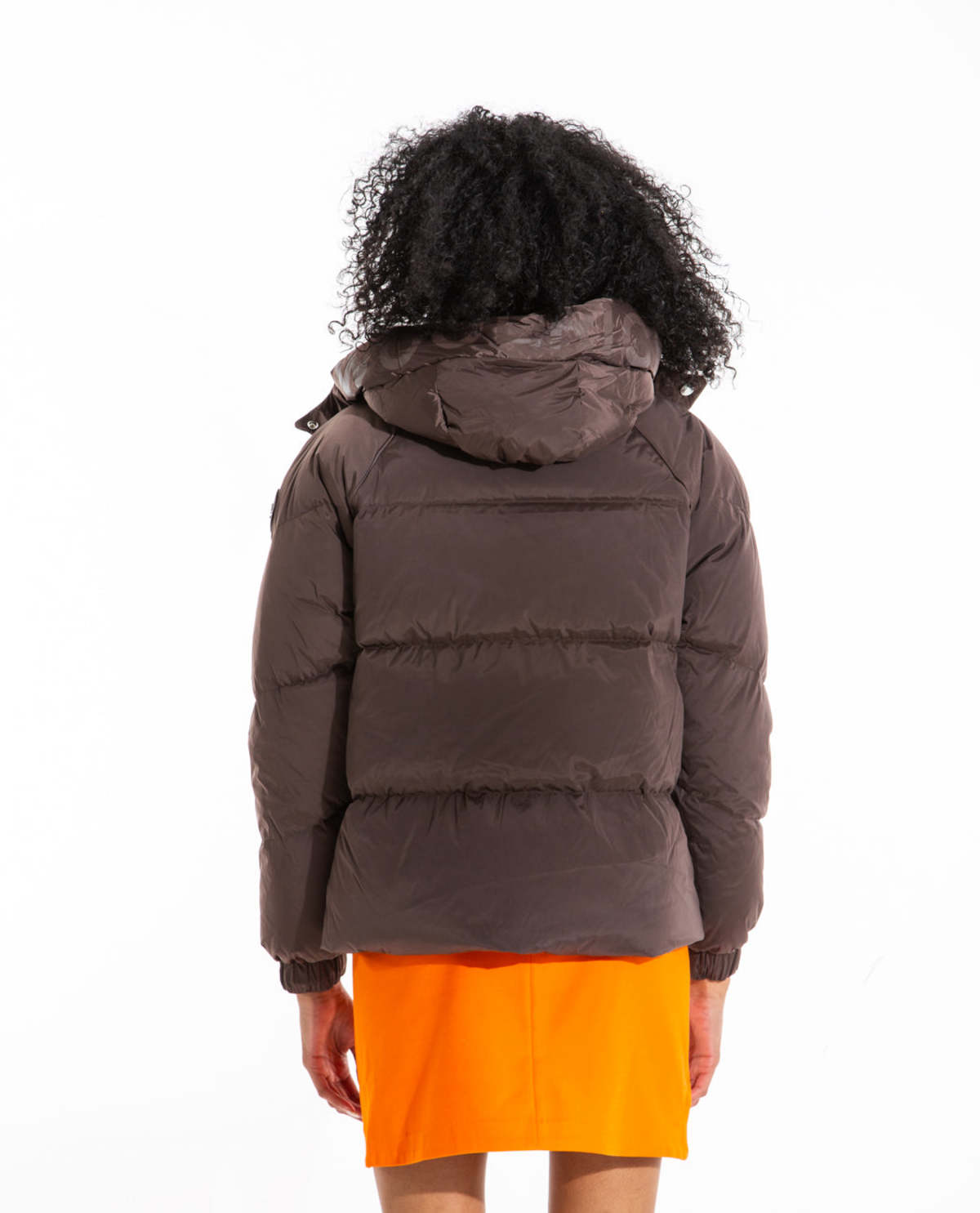 ⭐︎完売⭐︎ WOOLRICH ALSEA SHORT JACKET Women's Short Alsea Down Jacket in Stretch Nylon with Detachable