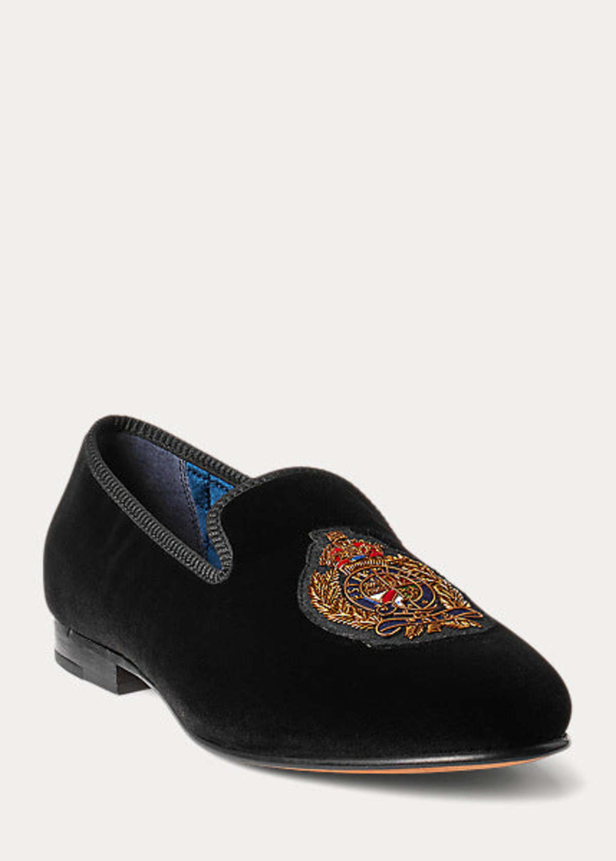 Polo Ralph Lauren Paxton Crest Velvet Slipper Garmentory