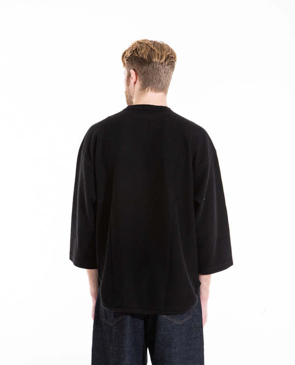Blurhms Rough & Smooth Thermal Baseball Tee - Black | Garmentory