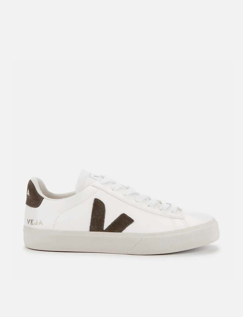 Veja Campo Chrome Free Trainers - Extra White/Khaki