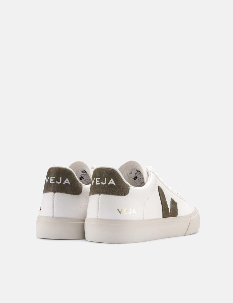 Veja Campo Chrome Free Trainers - Extra White/Khaki