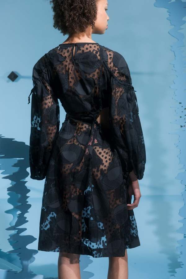 Henrik Vibskov HOLE DRESS - BLACK BIRDIE | Garmentory