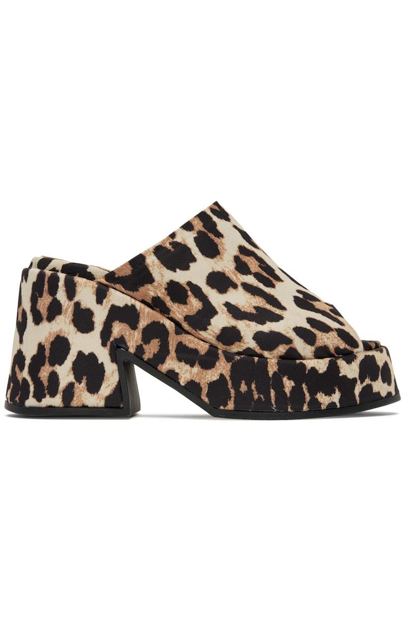 GANNI エコレサヒルミュル S29664929 135 Ganni Retro Mules - Leopard | Garmentory
