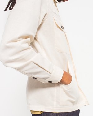 Private White V.C. Safari Jacket- Ecru Tropical Private White V.C. Safari Jacket- Ecru Tropical