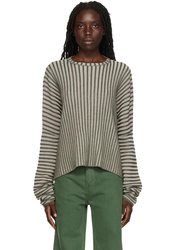 Eckhaus Latta Green Keyboard Sweater | Garmentory