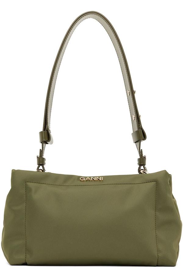 GANNI Medium Pillow Baguette Bag - Kalamata | Garmentory