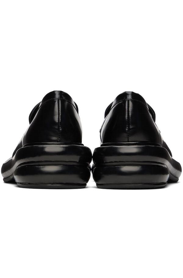 Eckhaus Latta Black Stacked Loafers | Garmentory