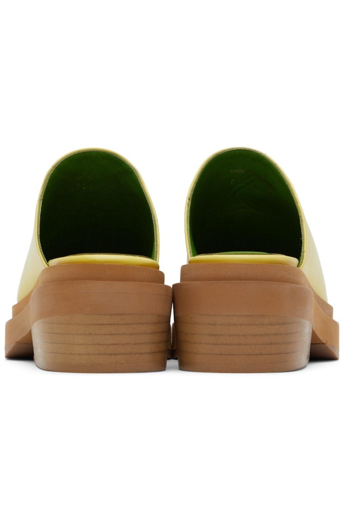 Eckhaus Latta Yellow Zoe Clogs | Garmentory