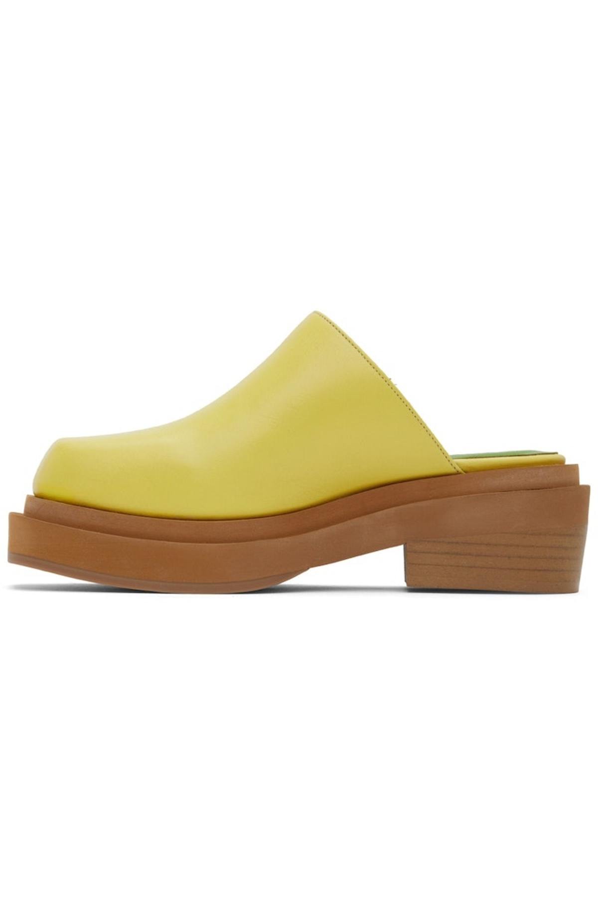Eckhaus Latta Yellow Zoe Clogs | Garmentory