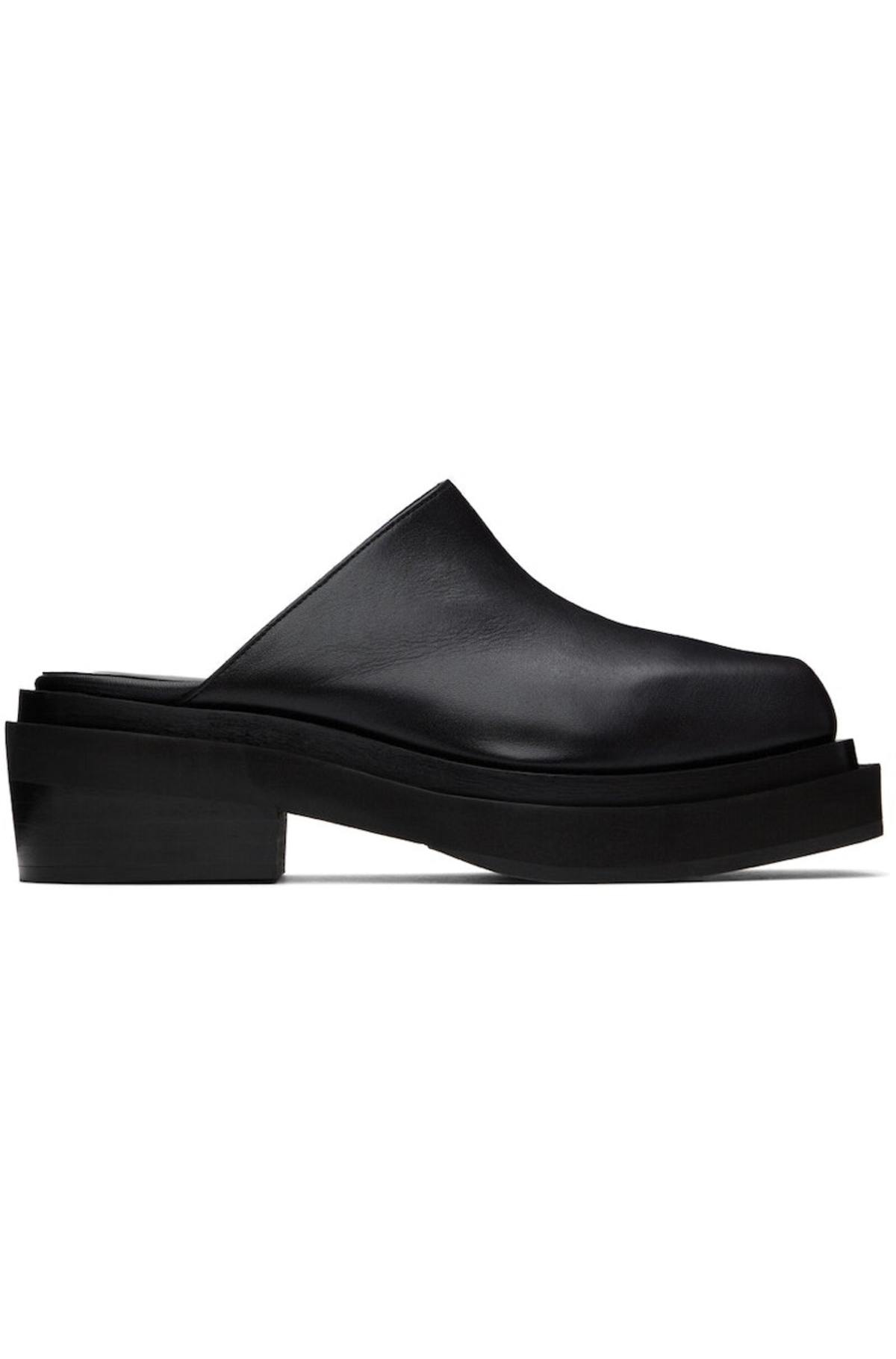 Eckhaus Latta Black Zoe Clogs | Garmentory