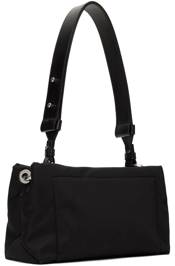 GANNI Black Medium Pillow Baguette Bag | Garmentory