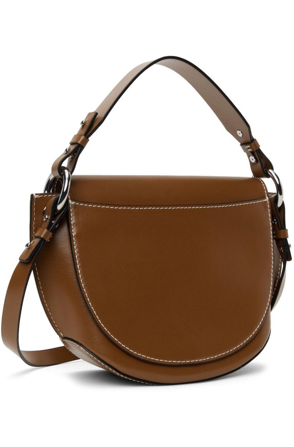 Ganni Western Saddle Bag Tiger's Eye Garmentory