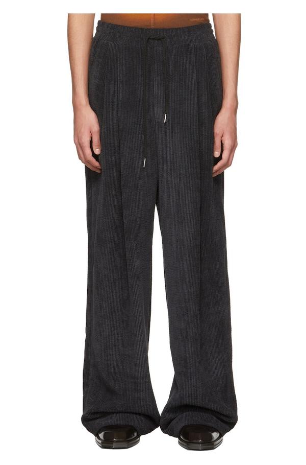 Eckhaus Latta Black Pebble Trousers | Garmentory