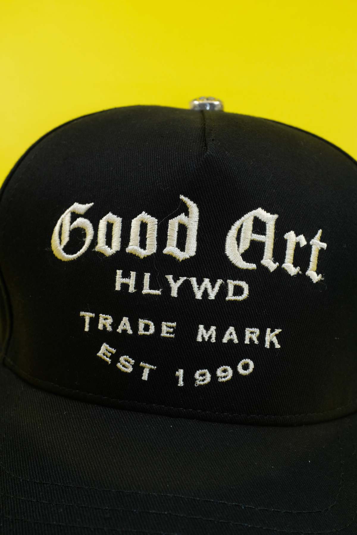 Good Art HLYWD 925 Silver and Cotton High Crown Snapback Cap