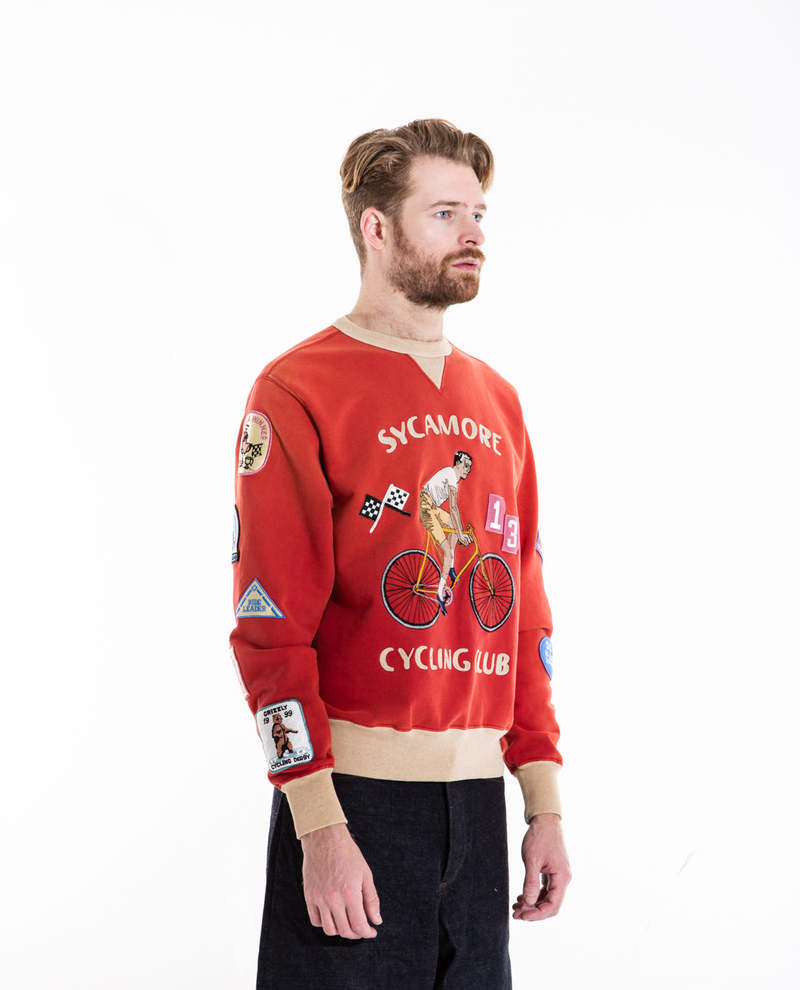 samuel zelig サミュエル ゼリグCYCLING CREWNECK M SAMUEL ZELIG 30%OFF 