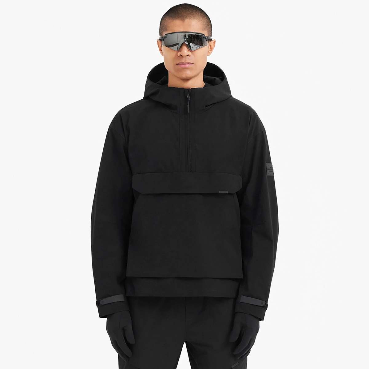 Represent Nylon Anorak - Black - Image 1 of 6