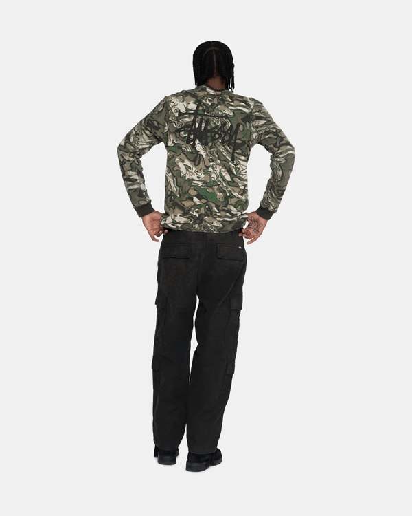 Stussy Stock Thermal LS Tee - Camo | Garmentory