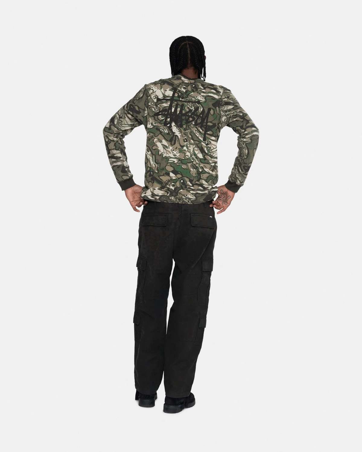 トップス stussy camo thermal Basic Stüssy Thermal – Desert Camo | Tops | Stüssy