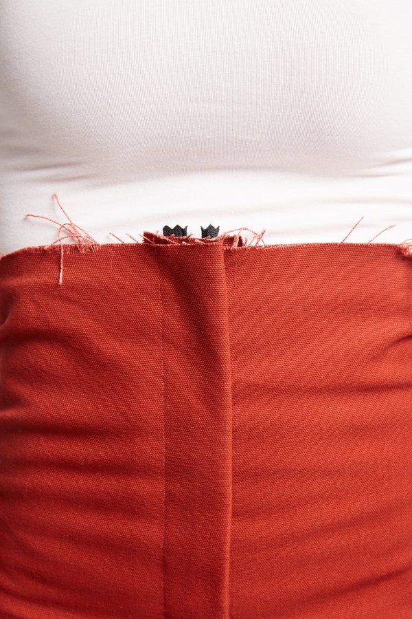 Ashley Rowe High Waist Pant - Red Ashley Rowe High Waist Pant - Red