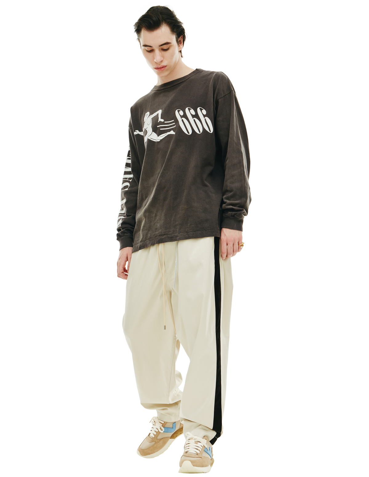 Saint Michael 666 Printed Longsleeve | Garmentory