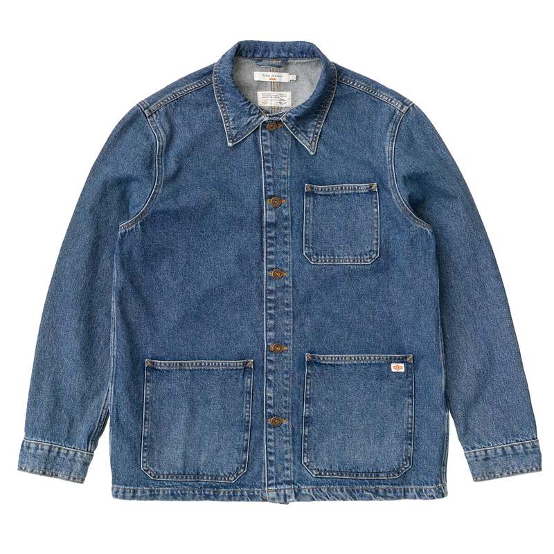 Style Barneys Denim Jacket Barney Worker Jacket Black Nudie Jeans