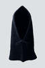 Vintage Wool Blend Tie Hood - Black - Thumbnail 1