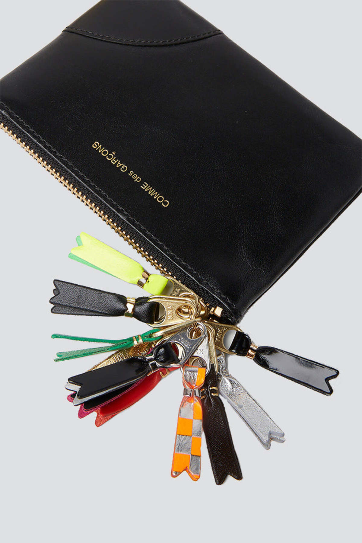 Comme des Garçons Zipper Pull Wallet - Black | Garmentory